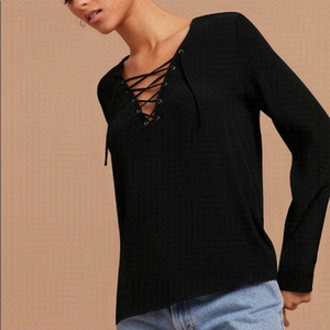Aritzia Wilfred Free Redling Long Sleeve Top
